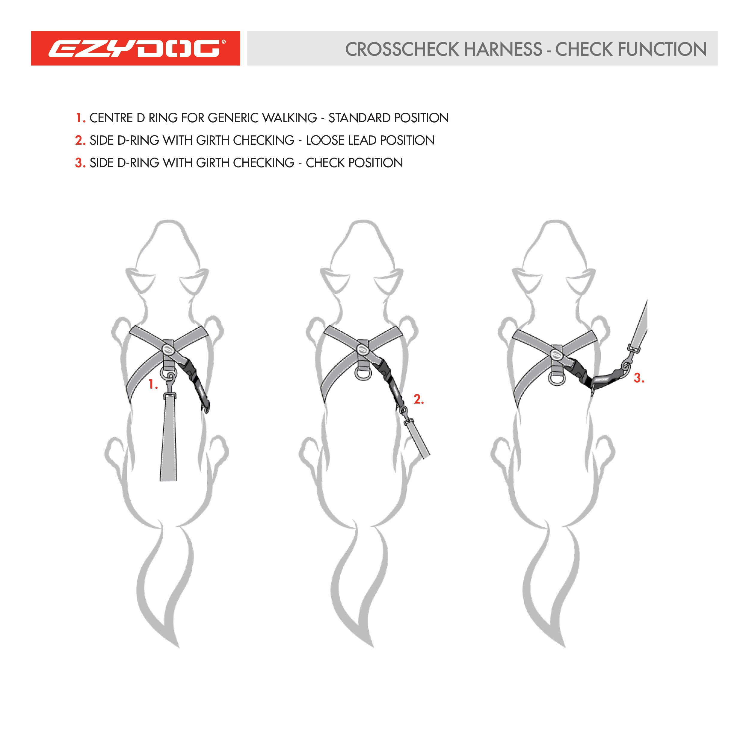 EzyDog CrossCheck Harness