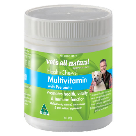 Vets All Natural Multivitamin with Prebiotics HealthChews